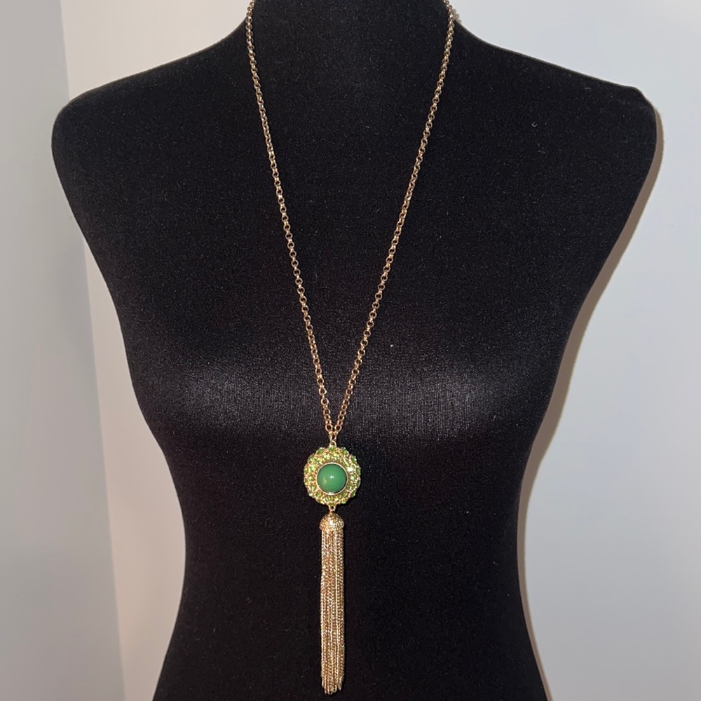 Gold & Green necklace